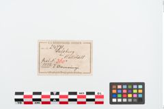 Etiketten zu Bronzeknotenarmreif (NHMW-PRAE-024771)